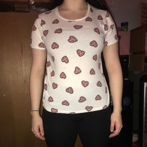forever 21 graphic pizza boxy tshirt